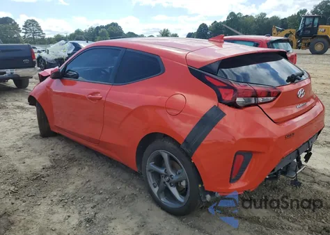 2020 Hyundai Veloster Base from USA, damaged, VIN KMHTG6AFXLU027939